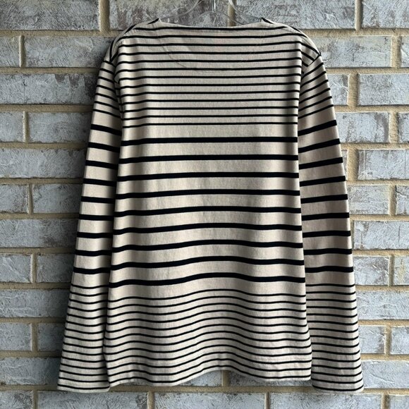 Norse Projects Black and Cream Striped Jersey - Picture 2 of 7